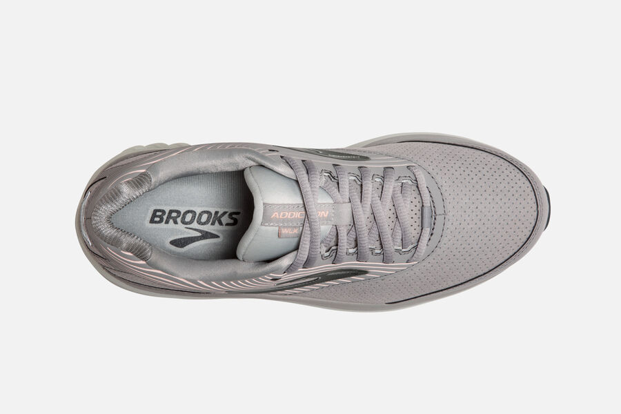 Brooks Addiction Walker Suede Löparskor Dam - Grå - 8106-EPFBH